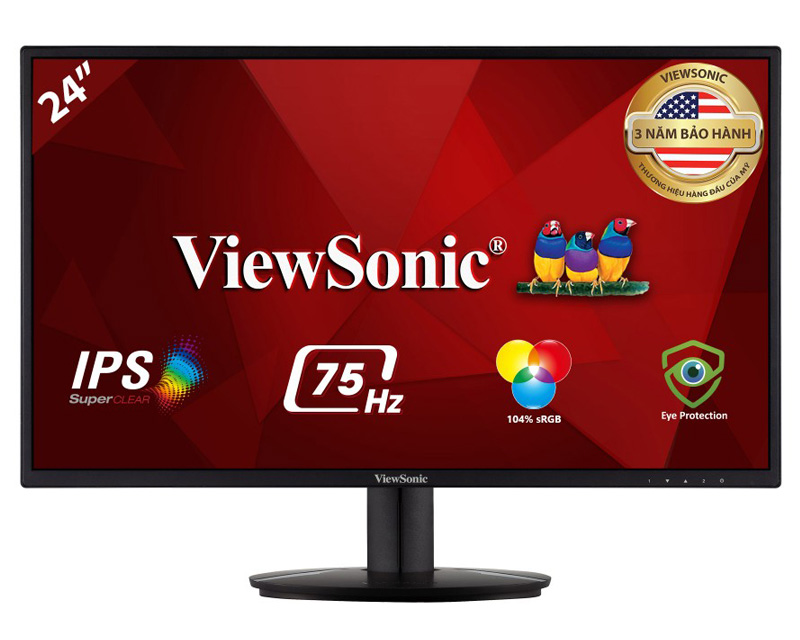Màn Hình ViewSonic VA2418-SH-2 ( FHD/ IPS / 75 Hz/ 5ms/ HDMI + VGA)